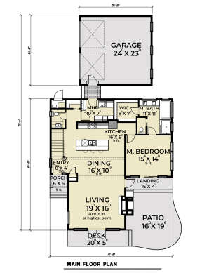 Main Floor  for House Plan #2464-00004
