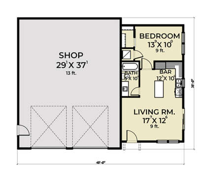 House Plan House Plan #27746 Drawing 1