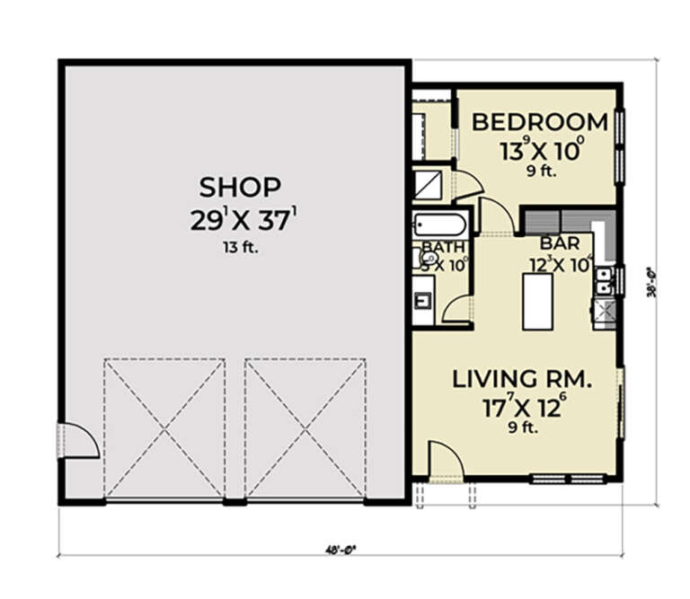 House Plan House Plan #27746 Drawing 1