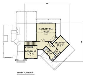 Second Floor for House Plan #2464-00006