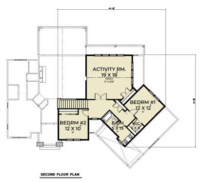 Second Floor for House Plan #2464-00006