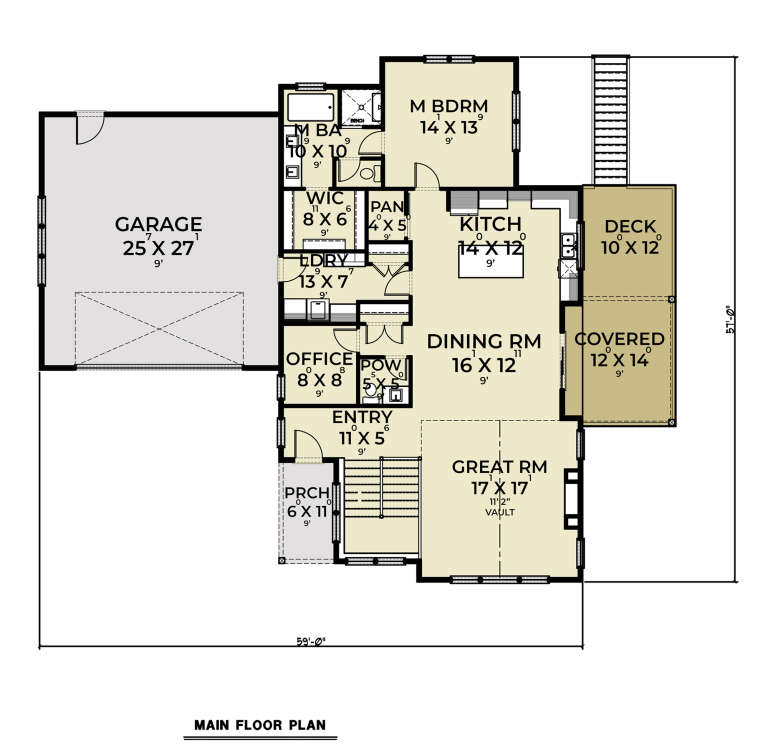 House Plan House Plan #27748 Drawing 1