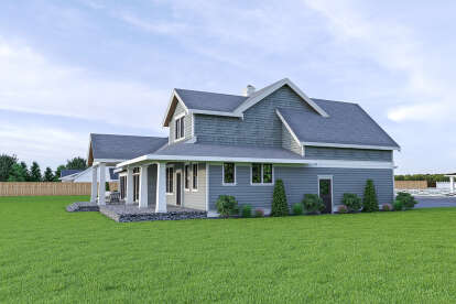 Craftsman House Plan #2464-00008 Elevation Photo