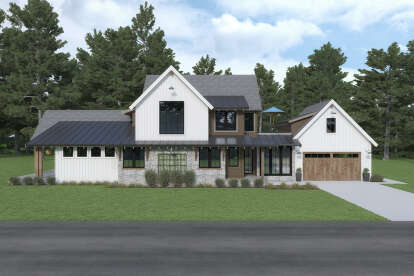 3 Bed, 2 Bath, 2686 Square Foot House Plan - #2464-00009