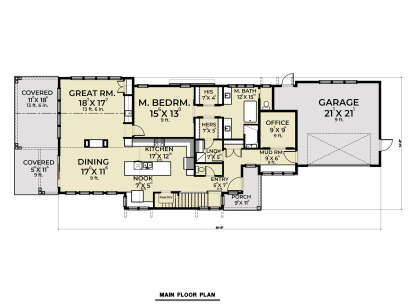Main Floor  for House Plan #2464-00009