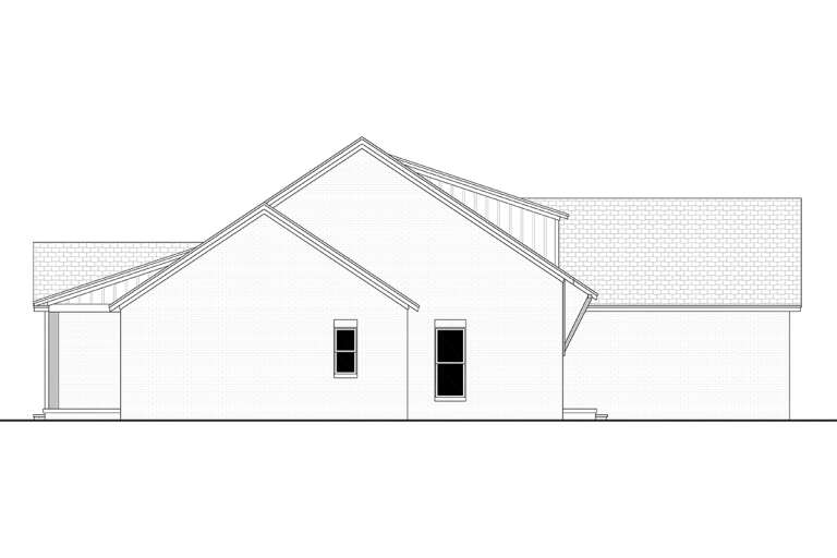 Modern House Plan #041-00301 Elevation Photo