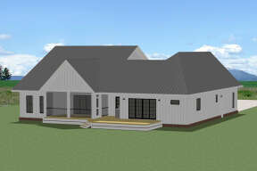 Modern Farmhouse House Plan #6849-00127 Elevation Photo