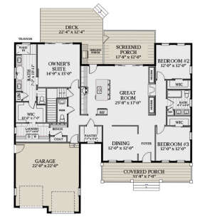 Main Floor  for House Plan #6849-00127
