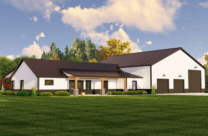 Barn House Plan #5032-00177 Elevation Photo