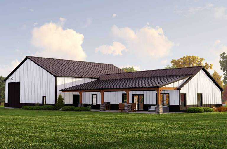 Barn House Plan #5032-00177 Elevation Photo