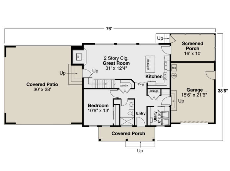 House Plan House Plan #27754 Drawing 1