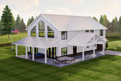 Barn House Plan #5032-00178 Elevation Photo