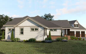 Craftsman House Plan #2464-00010 Elevation Photo