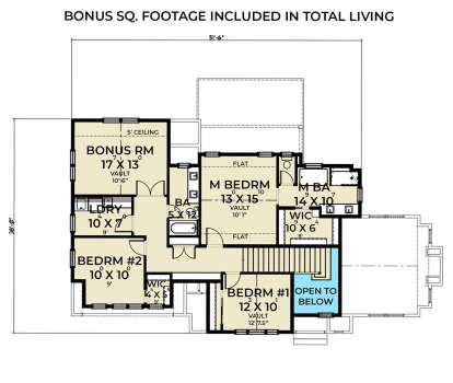 Second Floor for House Plan #2464-00012