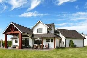 Modern Farmhouse House Plan #2464-00013 Elevation Photo