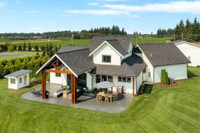 Modern Farmhouse House Plan #2464-00013 Elevation Photo