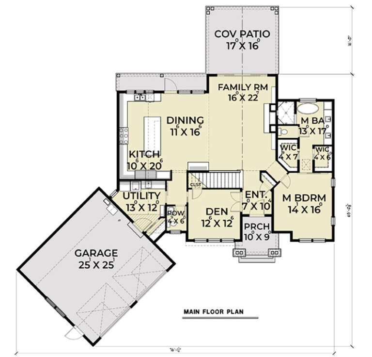 House Plan House Plan #27759 Drawing 1