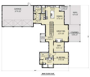 Main Floor  for House Plan #2464-00014