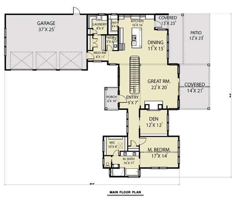 House Plan House Plan #27760 Drawing 1