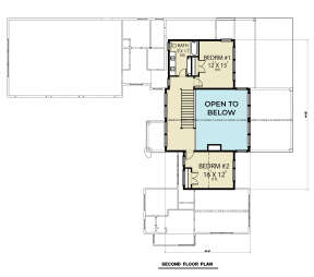 Second Floor for House Plan #2464-00014