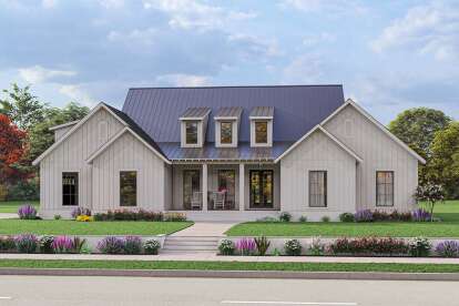 Modern Farmhouse House Plan #041-00302 Elevation Photo