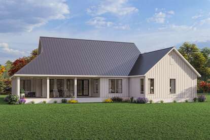 Modern Farmhouse House Plan #041-00302 Elevation Photo