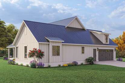 Modern Farmhouse House Plan #041-00302 Elevation Photo