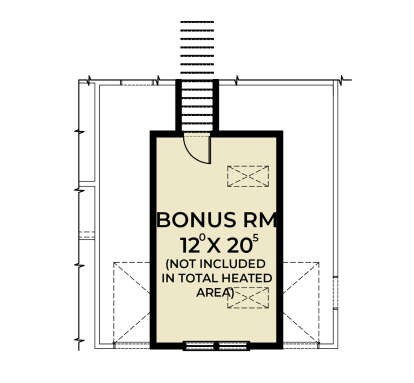 Bonus Room for House Plan #2464-00015