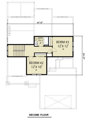 Second Floor for House Plan #2464-00017