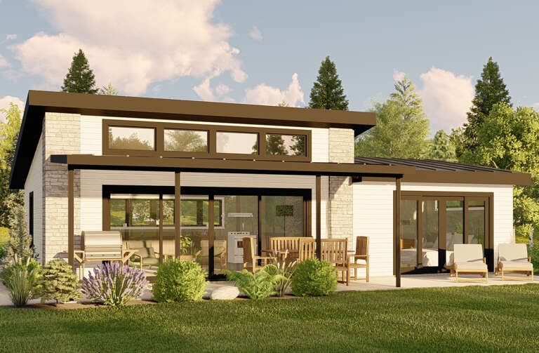 Modern House Plan #5032-00179 Elevation Photo