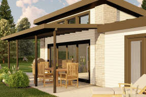 Modern House Plan #5032-00179 Elevation Photo
