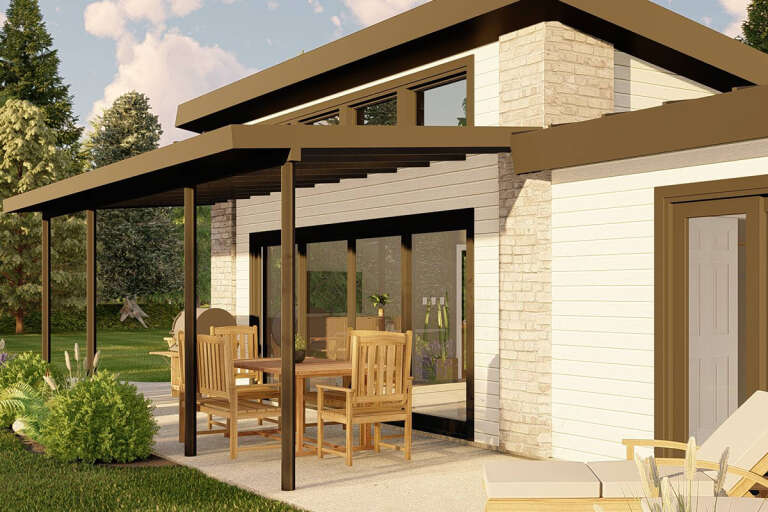 Modern House Plan #5032-00179 Elevation Photo