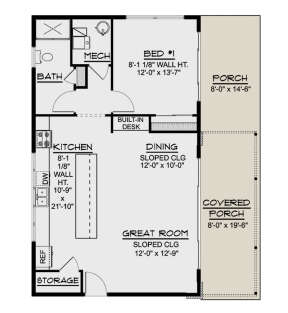 Main Floor  for House Plan #5032-00179