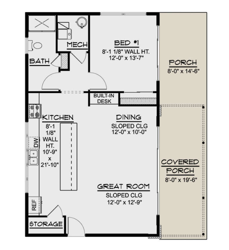 House Plan House Plan #27765 Drawing 1
