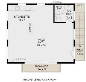Second Floor for House Plan #940-00622