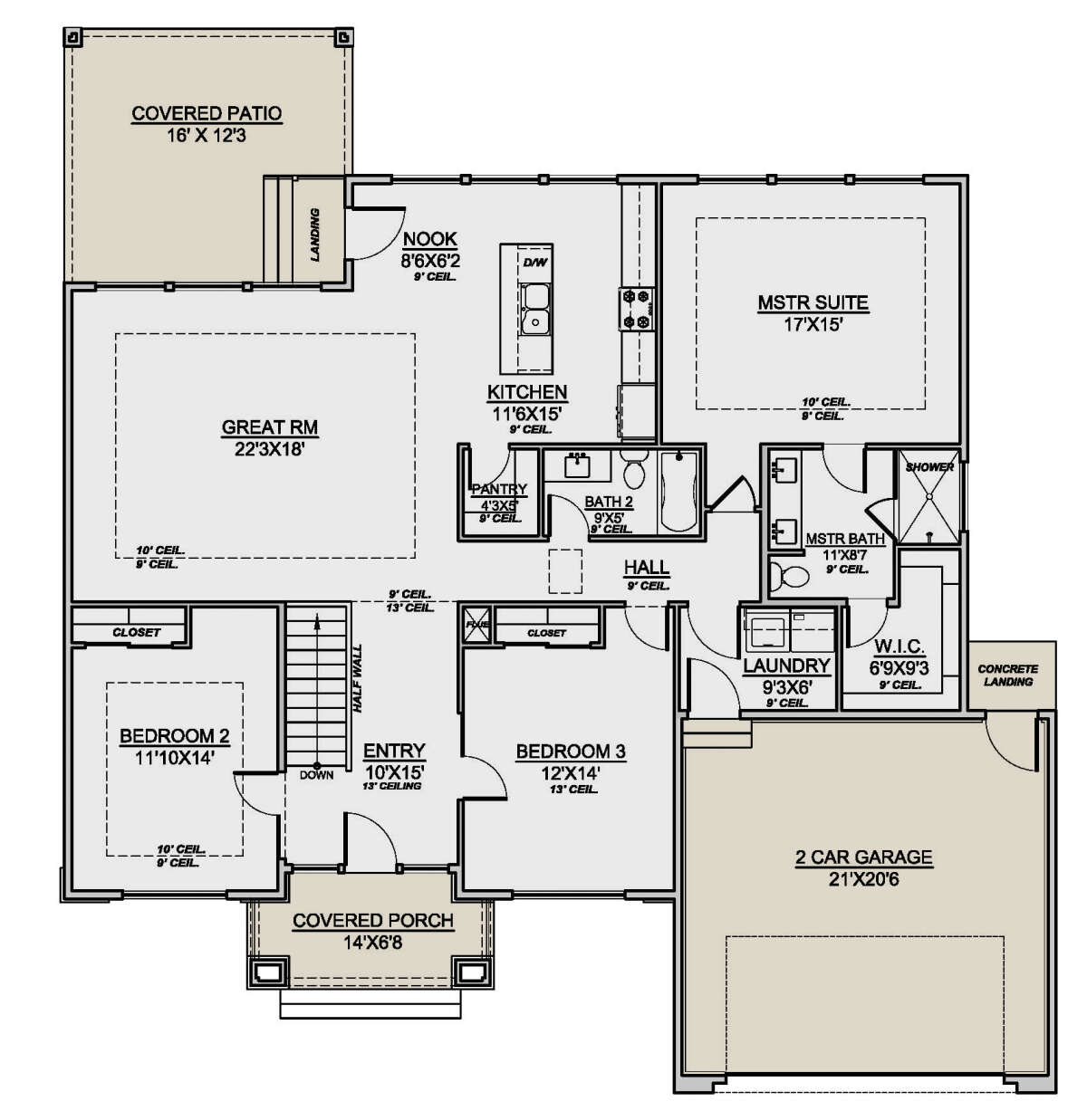 Main Floor  for House Plan #7306-00037