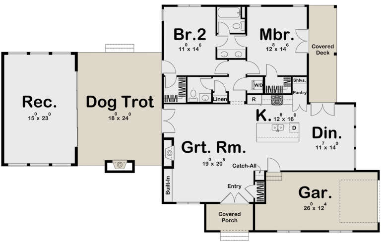 House Plan House Plan #27769 Drawing 1