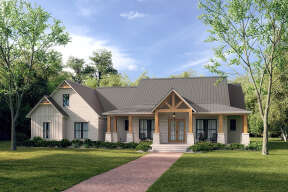 Craftsman House Plan #041-00303 Elevation Photo