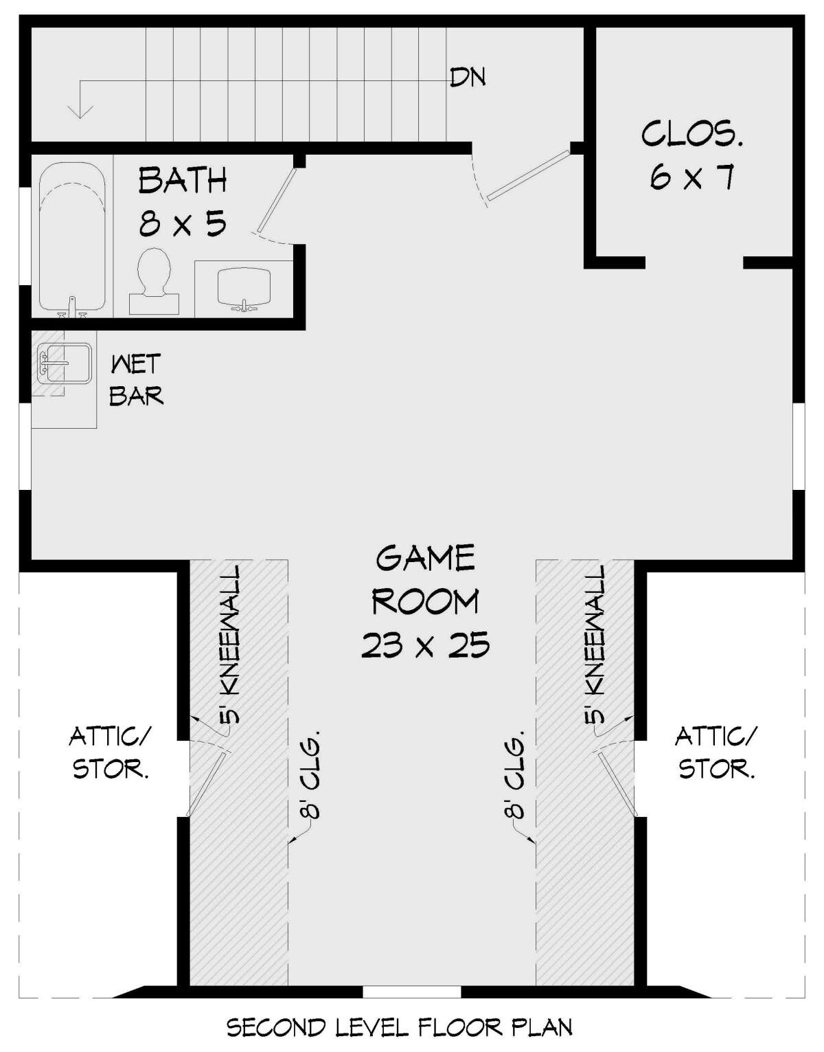 Second Floor for House Plan #940-00624