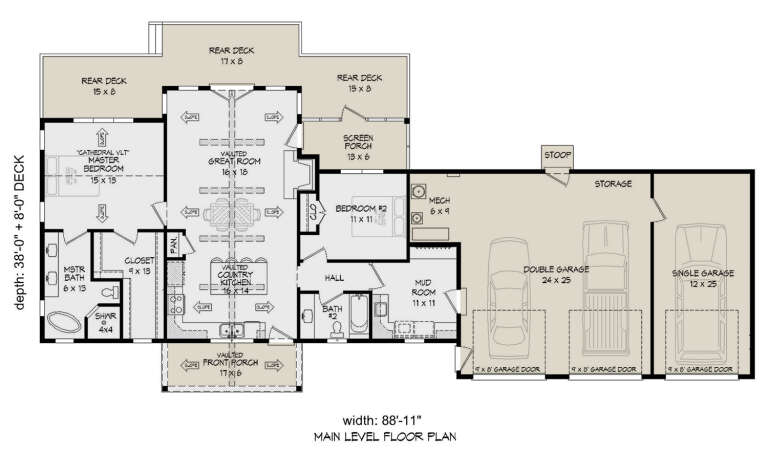 House Plan House Plan #27775 Drawing 1
