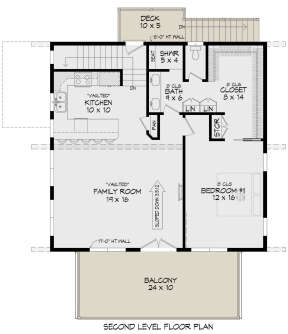 Second Floor for House Plan #940-00627