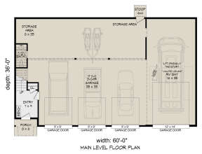 First Floor for House Plan #940-00628