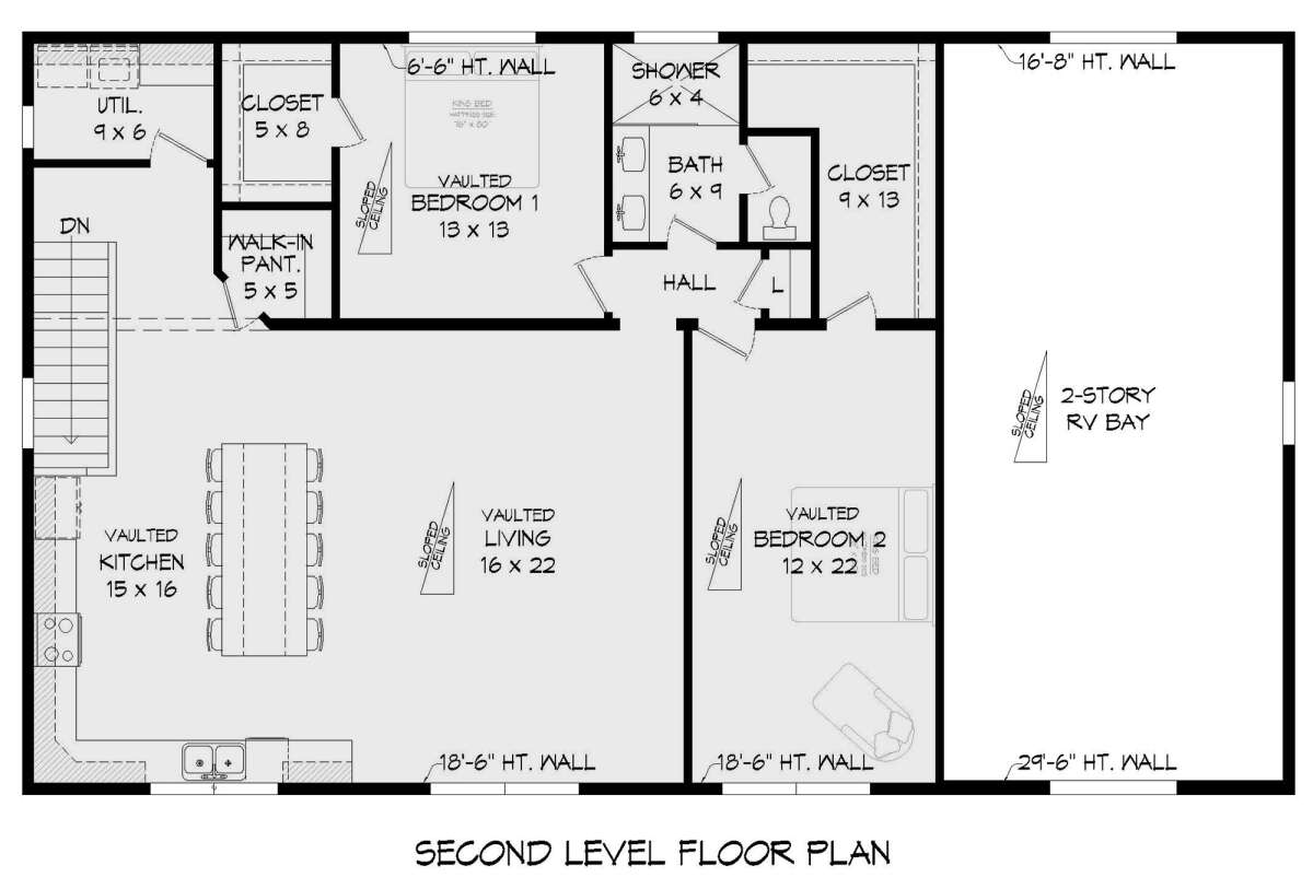 Second Floor for House Plan #940-00628