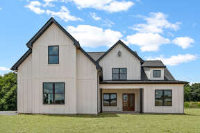 Modern Farmhouse House Plan #4195-00047 Build Photo