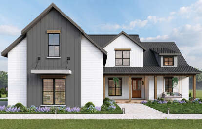 3 Bed, 2 Bath, 2499 Square Foot House Plan - #4195-00047