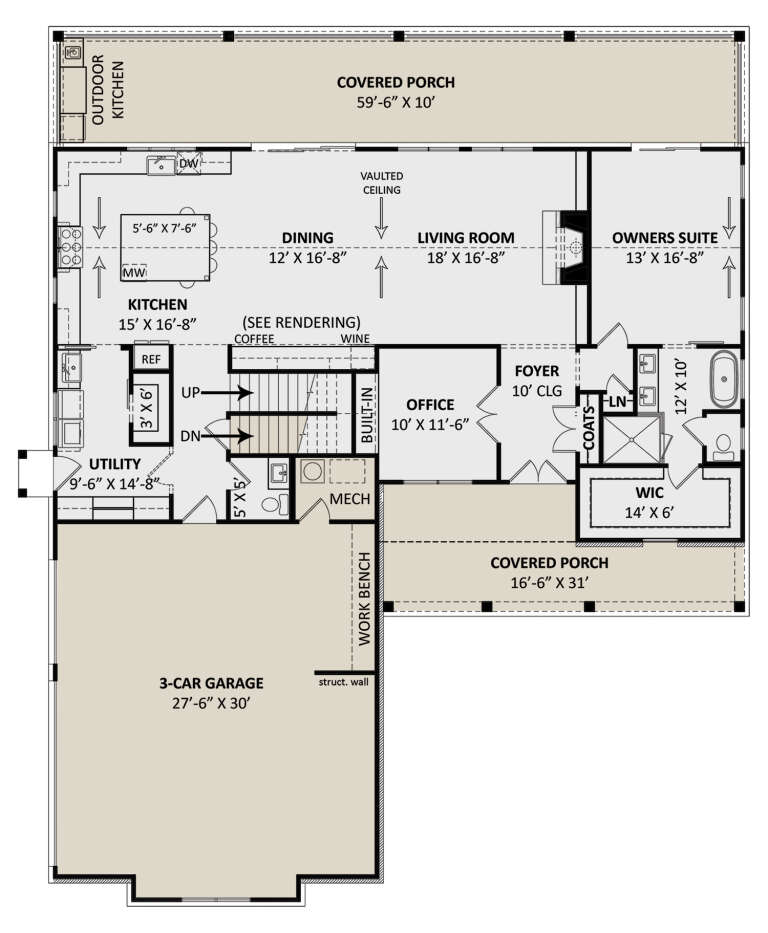 House Plan House Plan #27778 Drawing 1