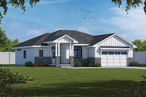 Craftsman House Plan #402-01761 Elevation Photo
