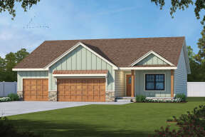 Country House Plan #402-01762 Elevation Photo