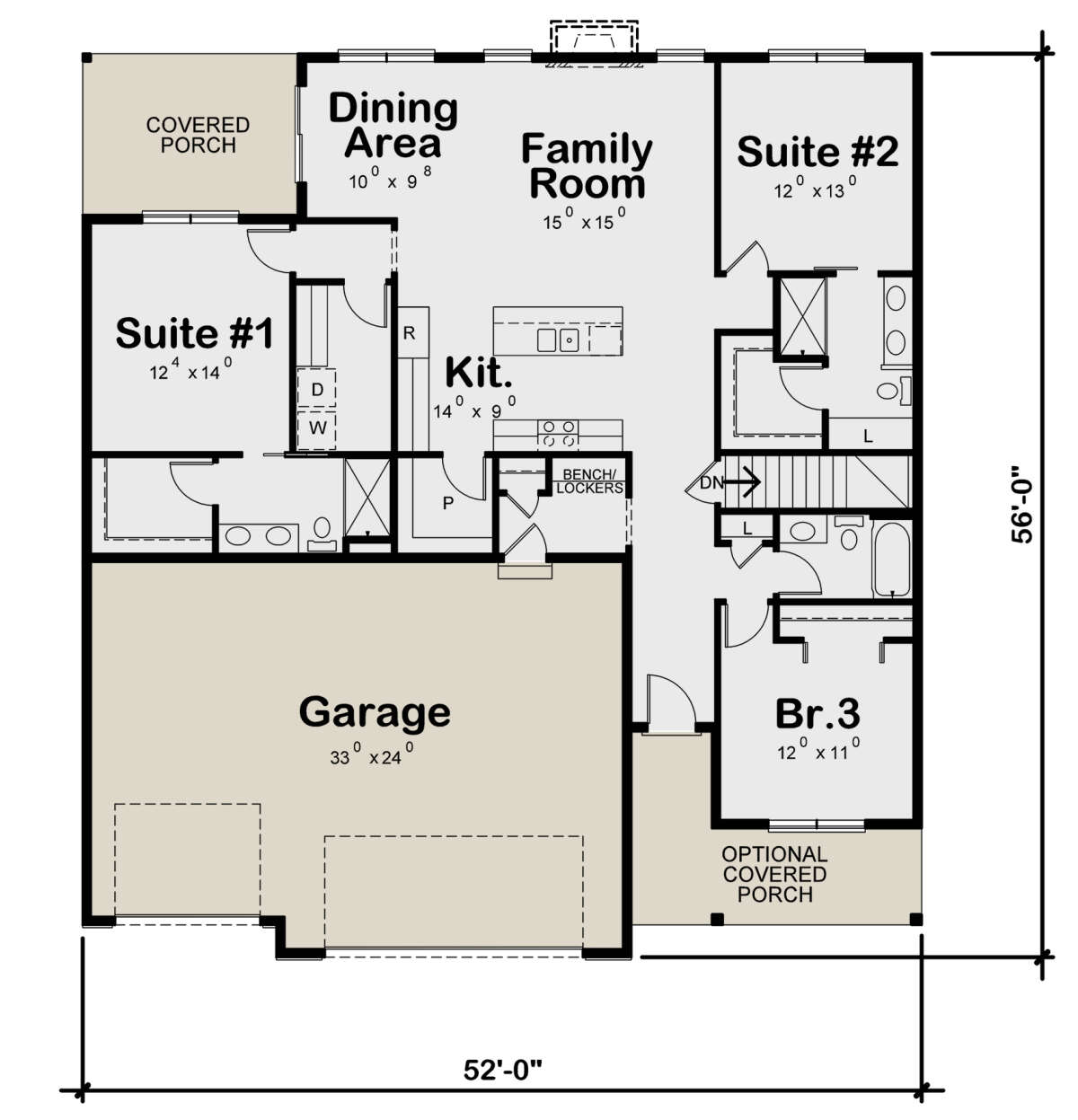 Main Floor  for House Plan #402-01762