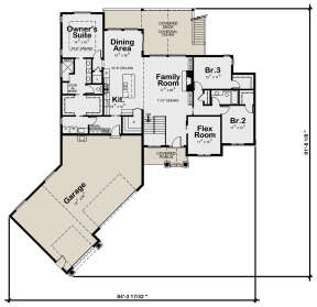Main Floor  for House Plan #402-01765